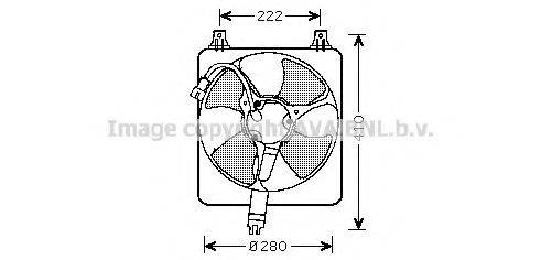 Вентилятор, охлаждение двигателя AVA QUALITY COOLING HD7528
