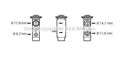 AVA QUALITY COOLING MS1093 Расширительный клапан, кондиционер