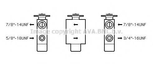 AVA QUALITY COOLING MS1101 Расширительный клапан, кондиционер