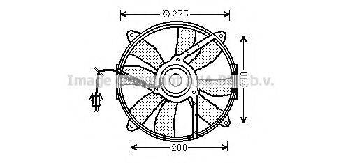 Вентилятор, охлаждение двигателя AVA QUALITY COOLING MS7520