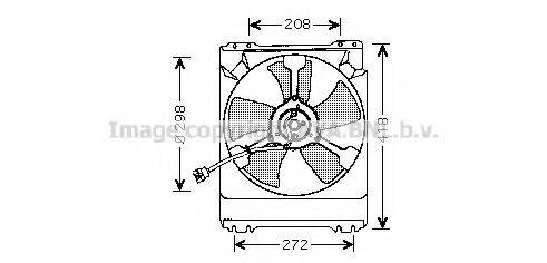 Вентилятор, охолодження двигуна AVA QUALITY COOLING SU7501