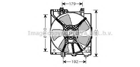 Вентилятор, охлаждение двигателя AVA QUALITY COOLING SU7506