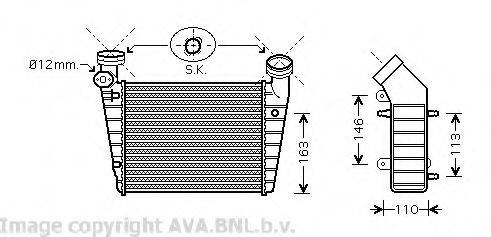 AVA QUALITY COOLING VW4216 Интеркулер