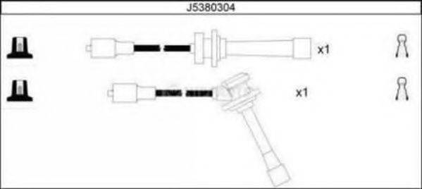 NIPPARTS J5380304 Комплект дротів запалення
