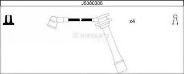 NIPPARTS J5380306 Комплект дротів запалення