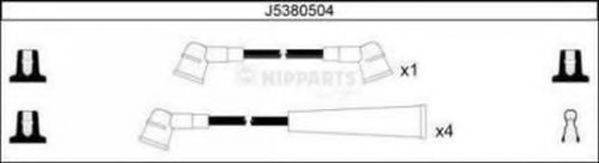 NIPPARTS J5380504 Комплект дротів запалення