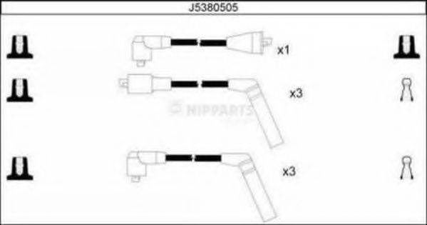 NIPPARTS J5380505 Комплект дротів запалення