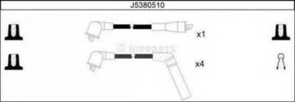 Комплект дротів запалення NIPPARTS J5380510