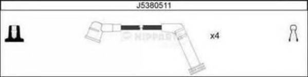 NIPPARTS J5380511 Комплект проводов зажигания