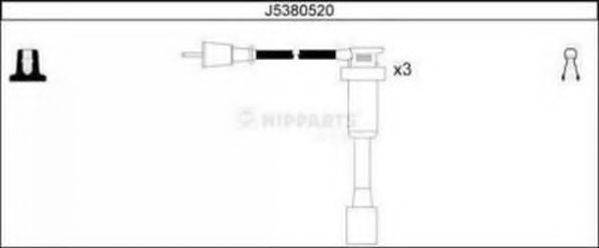 NIPPARTS J5380520 Комплект проводов зажигания