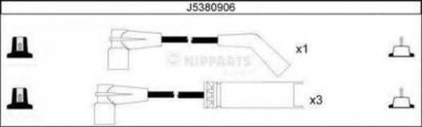 NIPPARTS J5380906 Комплект дротів запалення