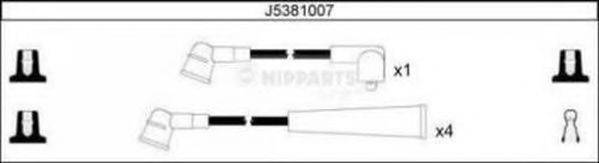 NIPPARTS J5381007 Комплект дротів запалення