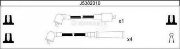 NIPPARTS J5382010 Комплект проводов зажигания
