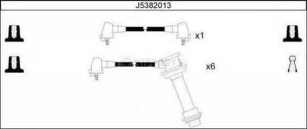 NIPPARTS J5382013 Комплект дротів запалення
