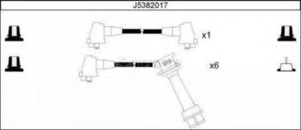 NIPPARTS J5382017 Комплект дротів запалення