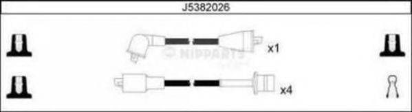 NIPPARTS J5382026 Комплект дротів запалення