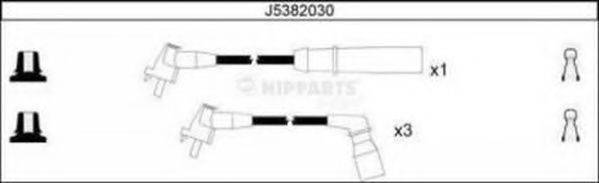 NIPPARTS J5382030 Комплект дротів запалення