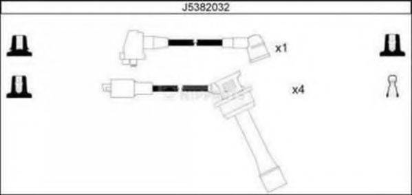 Комплект дротів запалення NIPPARTS J5382032