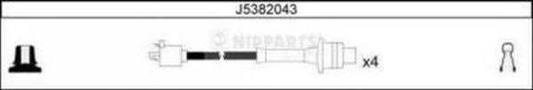 Комплект дротів запалення NIPPARTS J5382043