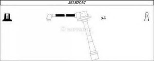 NIPPARTS J5382057 Комплект проводов зажигания