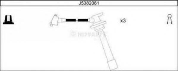 Комплект проводов зажигания NIPPARTS J5382061