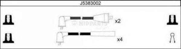 NIPPARTS J5383002 Комплект дротів запалення