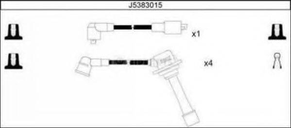 NIPPARTS J5383015 Комплект дротів запалення