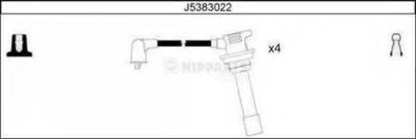 NIPPARTS J5383022 Комплект дротів запалення