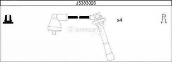NIPPARTS J5383026 Комплект дротів запалення