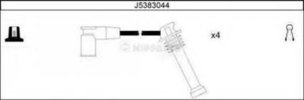 NIPPARTS J5383044 Комплект дротів запалення