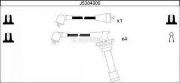 Комплект дротів запалення NIPPARTS J5384000