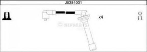 Комплект дротів запалення NIPPARTS J5384001