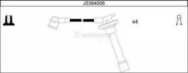 NIPPARTS J5384006 Комплект дротів запалення