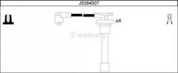 NIPPARTS J5384007 Комплект дротів запалення