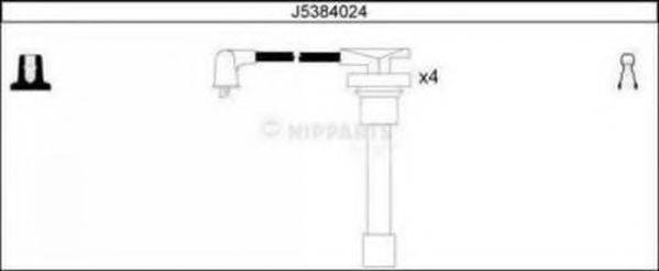 NIPPARTS J5384024 Комплект проводов зажигания
