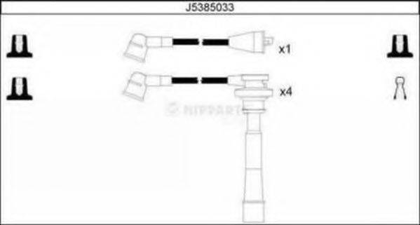 Комплект дротів запалення NIPPARTS J5385033