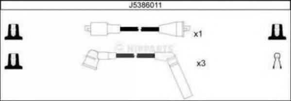 NIPPARTS J5386011 Комплект дротів запалення
