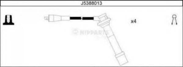 NIPPARTS J5388013 Комплект дротів запалення