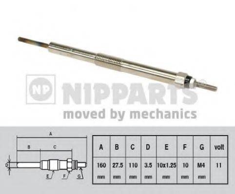 NIPPARTS N5712027 Свеча накаливания