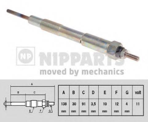 NIPPARTS N5713016 Свеча накаливания