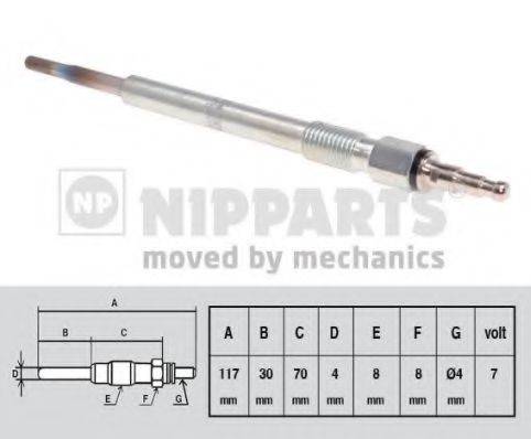 NIPPARTS N5715017 Свеча накаливания