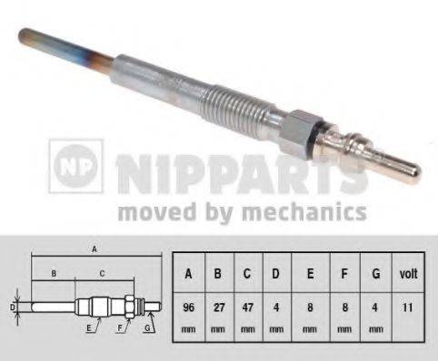 Свеча накаливания NIPPARTS N5715020