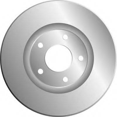 MGA D1596 Тормозной диск