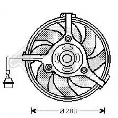 Вентилятор, охолодження двигуна DIEDERICHS 1025001