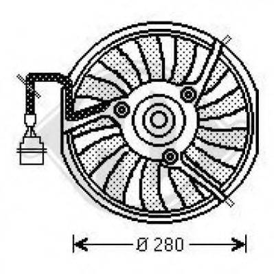Вентилятор, охолодження двигуна DIEDERICHS 1025101