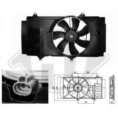 Вентилятор, охолодження двигуна DIEDERICHS 6605201