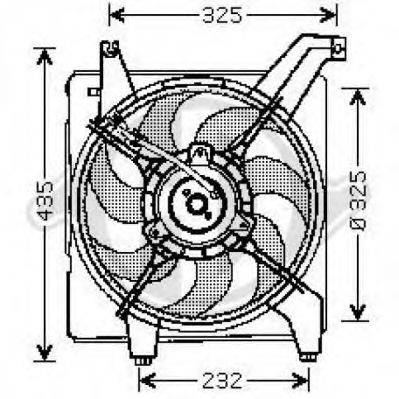 Вентилятор, охлаждение двигателя DIEDERICHS 6843101