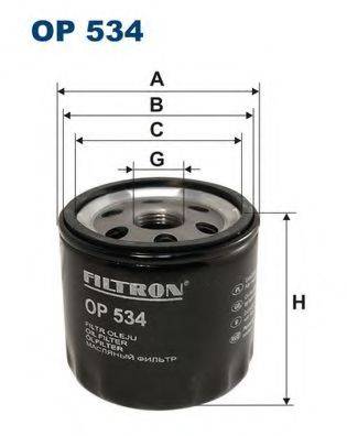 FILTRON OP534 Масляный фильтр
