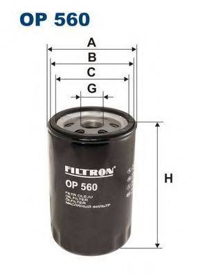 Масляний фільтр; Олійний фільтр, ступінчаста коробка передач FILTRON OP560