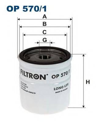 FILTRON OP5701 Масляный фильтр